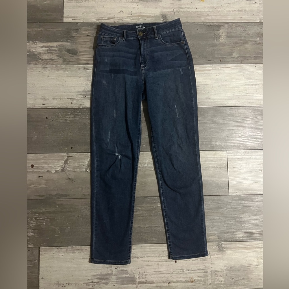Time & Tru Size 4 Women’s Straight Denim Jeans